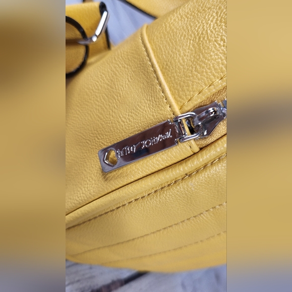 Bestsy Johnson Yellow Bow Mini Backpack - Picture 2 of 8